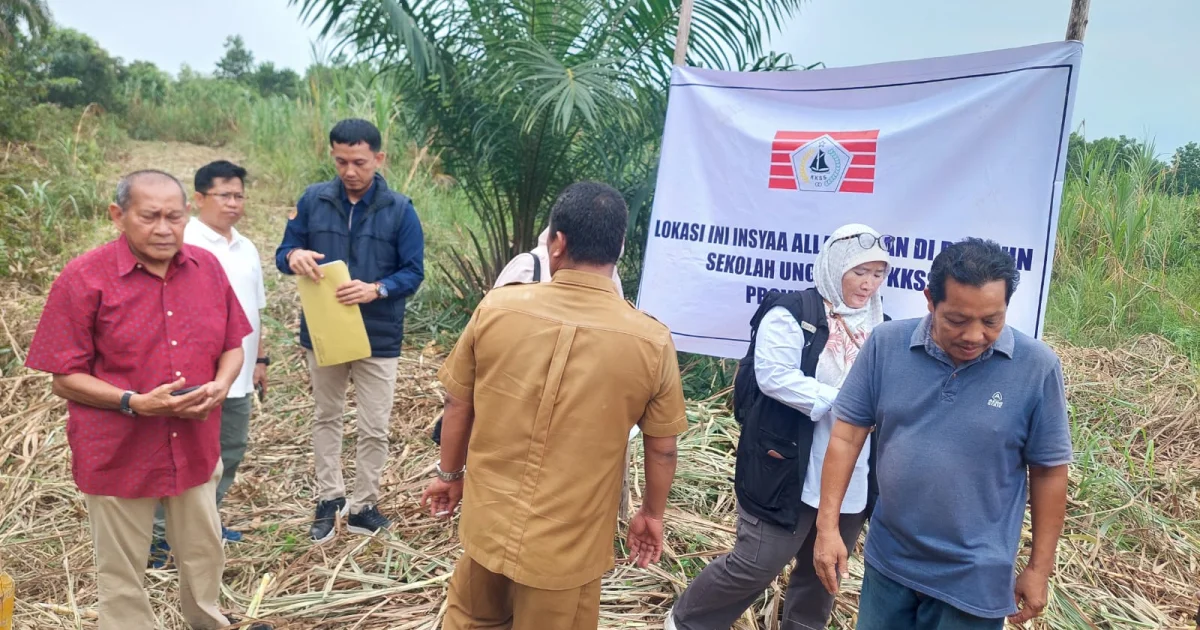 Kunjungan ke Lokasi Pembangunan, Sekolah KKSS Pekanbaru Segera Terwujud