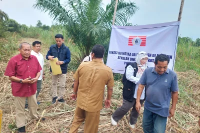 Kunjungan ke Lokasi Pembangunan, Sekolah KKSS Pekanbaru Segera Terwujud