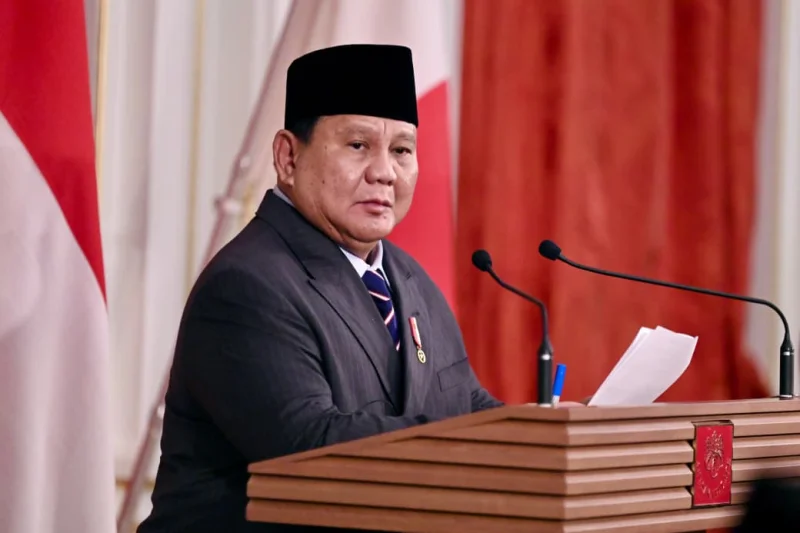 Presiden RI Prabowo Subianto